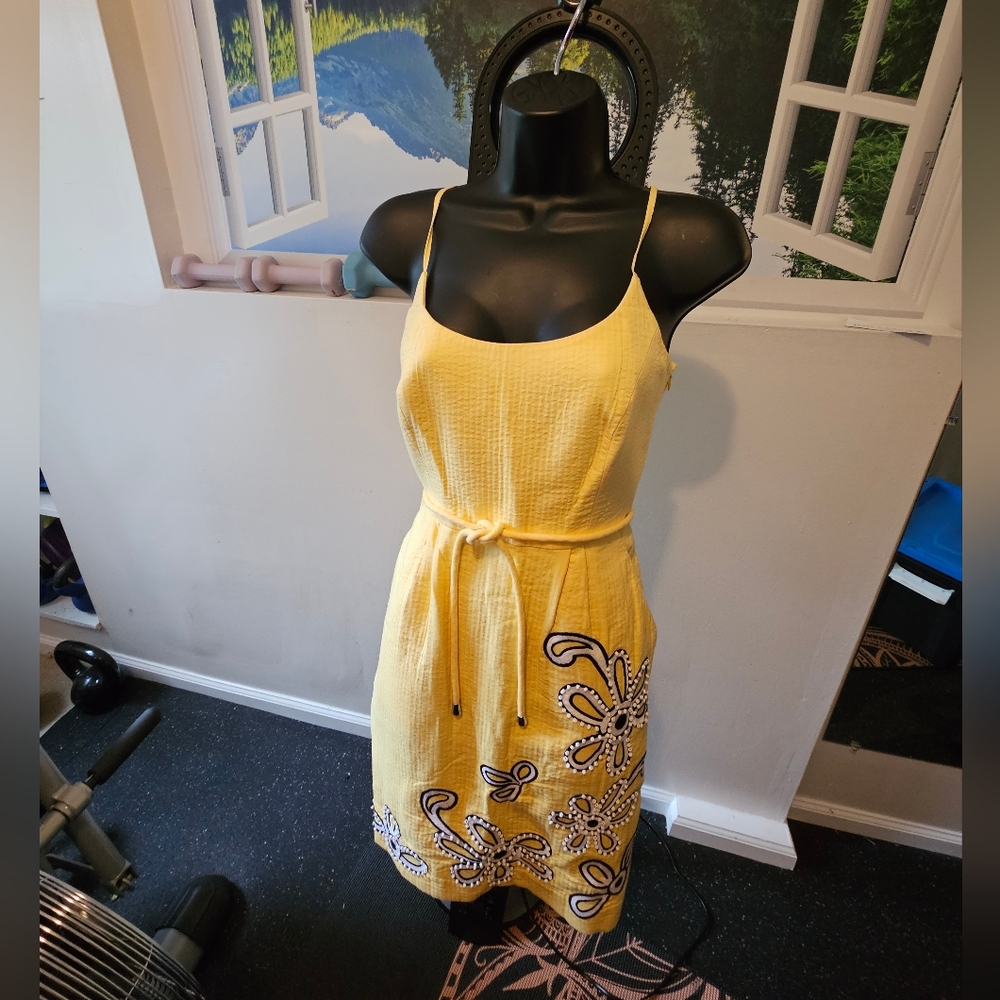 Laundry Shelli Segal Yellow Dress - Size 6